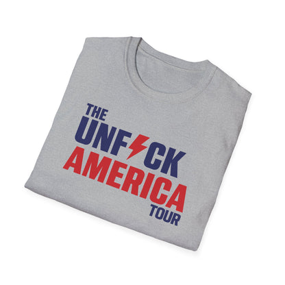 Unfuck America Tour Unisex T-Shirt | Political Activist Apparel