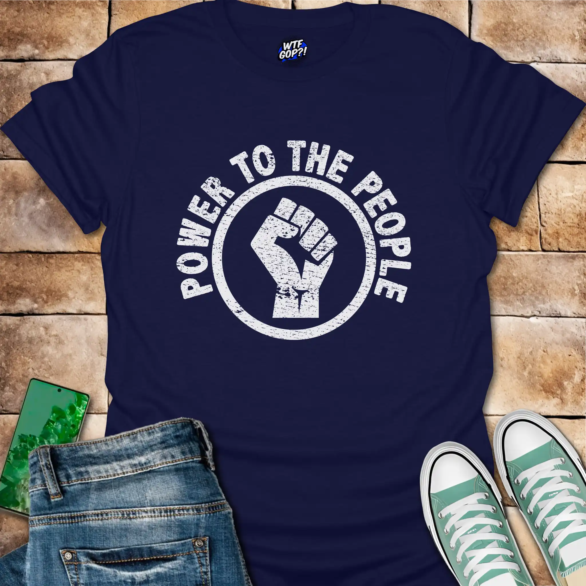 Power to the People T-Shirt - Anti-Trump, Political Statement Tee