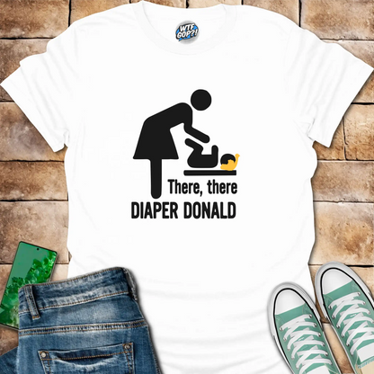 Diaper Donald T-Shirt | Political Humor Anti-Trump Tee