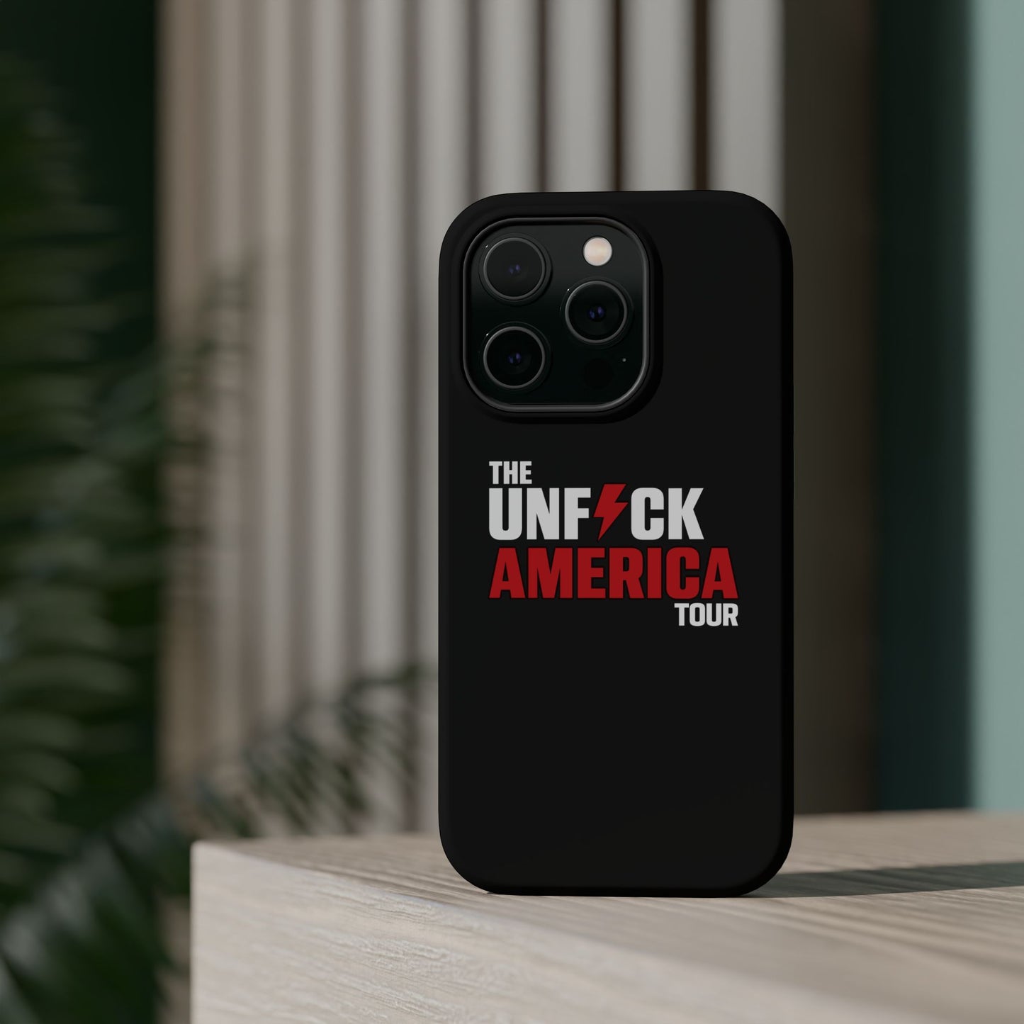 Unfuck America Tour Magnetic iPhone Case - MagSafe® Compatible Activism