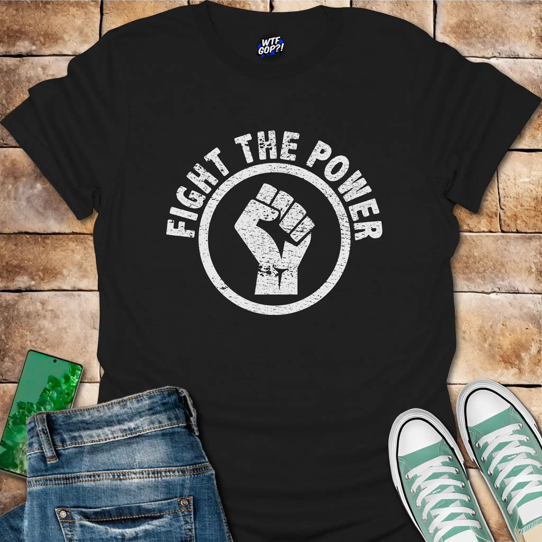 Fight the Power T-Shirt - Anti-Trump Protest Tee