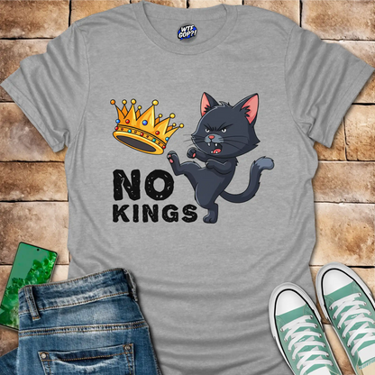 No Kings Cat T-Shirt