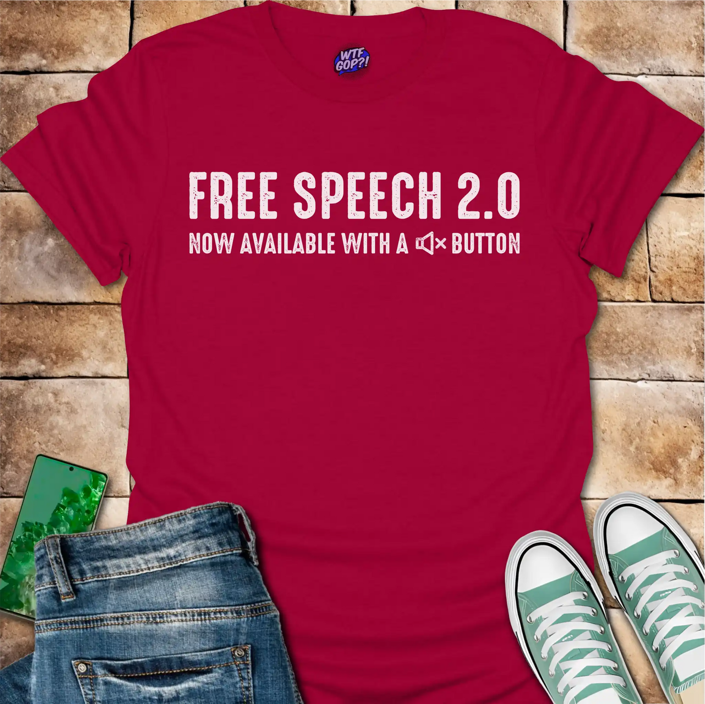 Free Speech 2.0 T-Shirt - Anti-Censorship Political Shirt