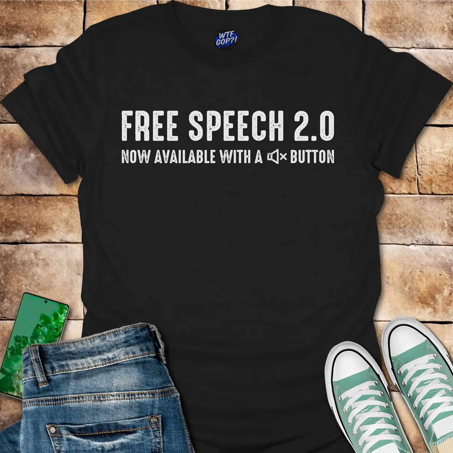 Free Speech 2.0 T-Shirt - Anti-Censorship Political Shirt