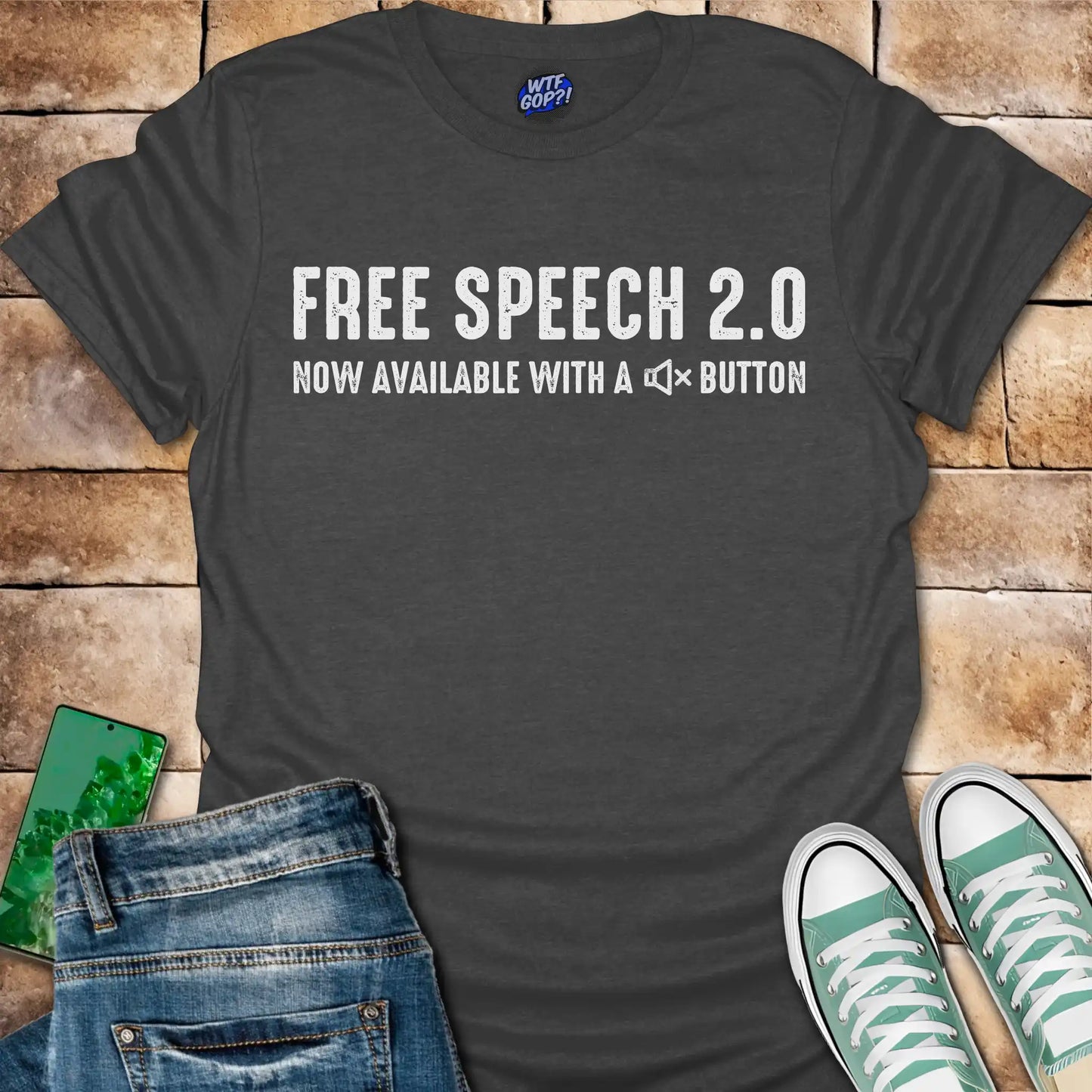 Free Speech 2.0 T-Shirt - Anti-Censorship Political Shirt
