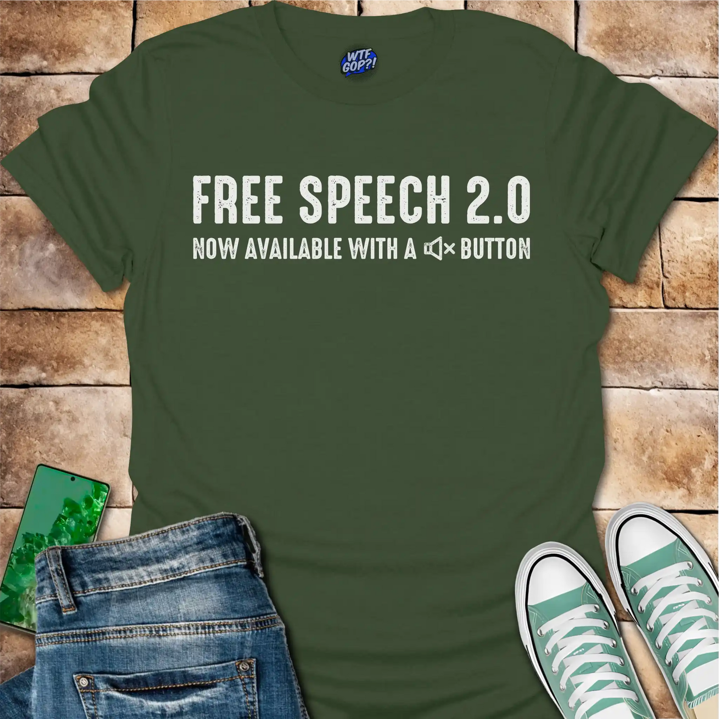 Free Speech 2.0 T-Shirt - Anti-Censorship Political Shirt