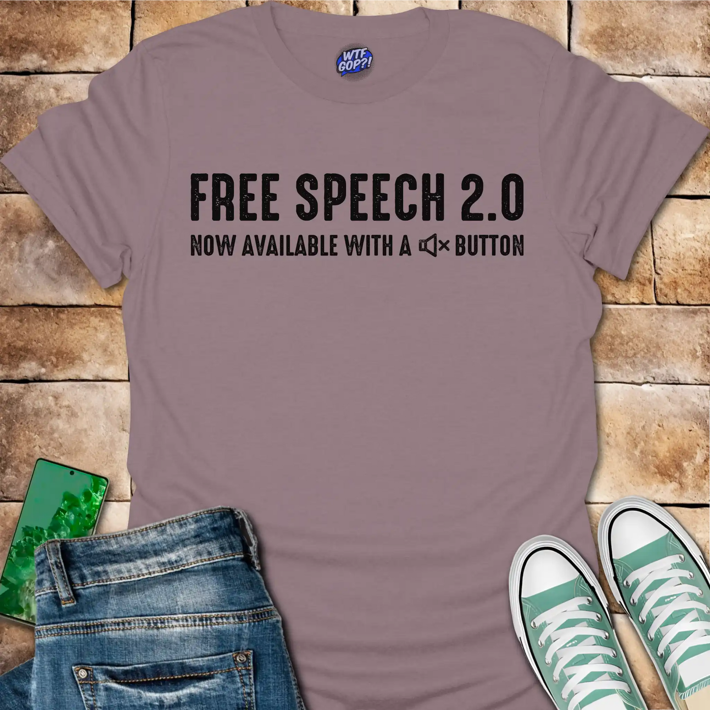Free Speech 2.0 T-Shirt - Anti-Censorship Political Shirt
