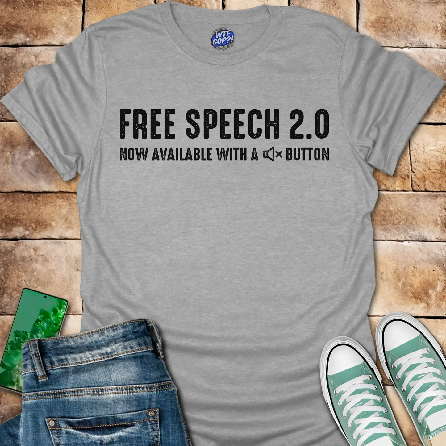 Free Speech 2.0 T-Shirt - Anti-Censorship Political Shirt