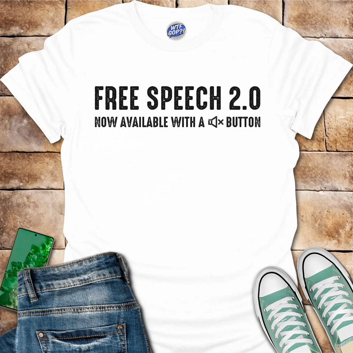 Free Speech 2.0 T-Shirt - Anti-Censorship Political Shirt