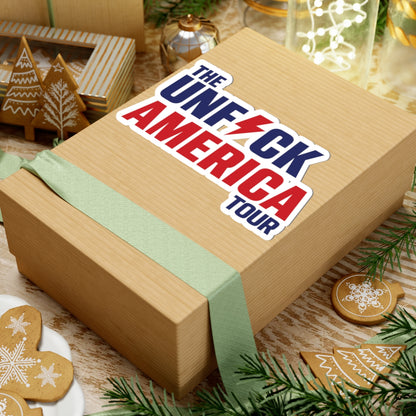 Unfuck America Tour Sticker | Political Activist Vinyl Decal