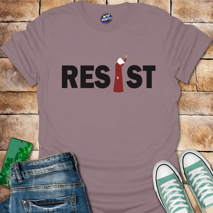 Resist Handmaid T-Shirt - Anti-Authoritarian Feminist Tee