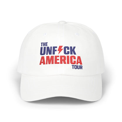 Unfuck America Tour Hat | Embroidered Dad Cap | Activist Hat