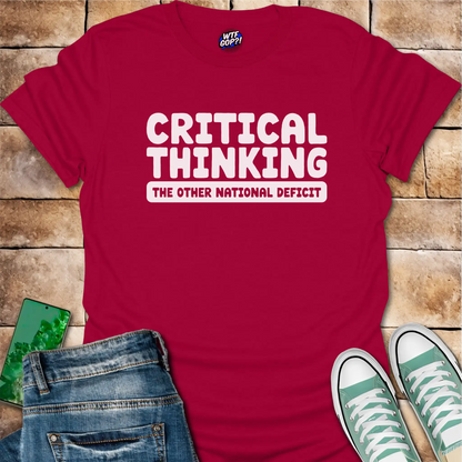 Critical Thinking Anti Trump T-Shirt - Smart Protest Tee