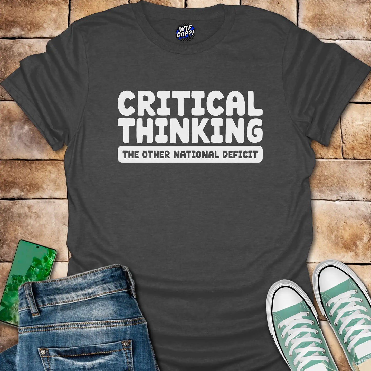 Critical Thinking Anti Trump T-Shirt - Smart Protest Tee