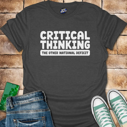 Critical Thinking Anti Trump T-Shirt - Smart Protest Tee