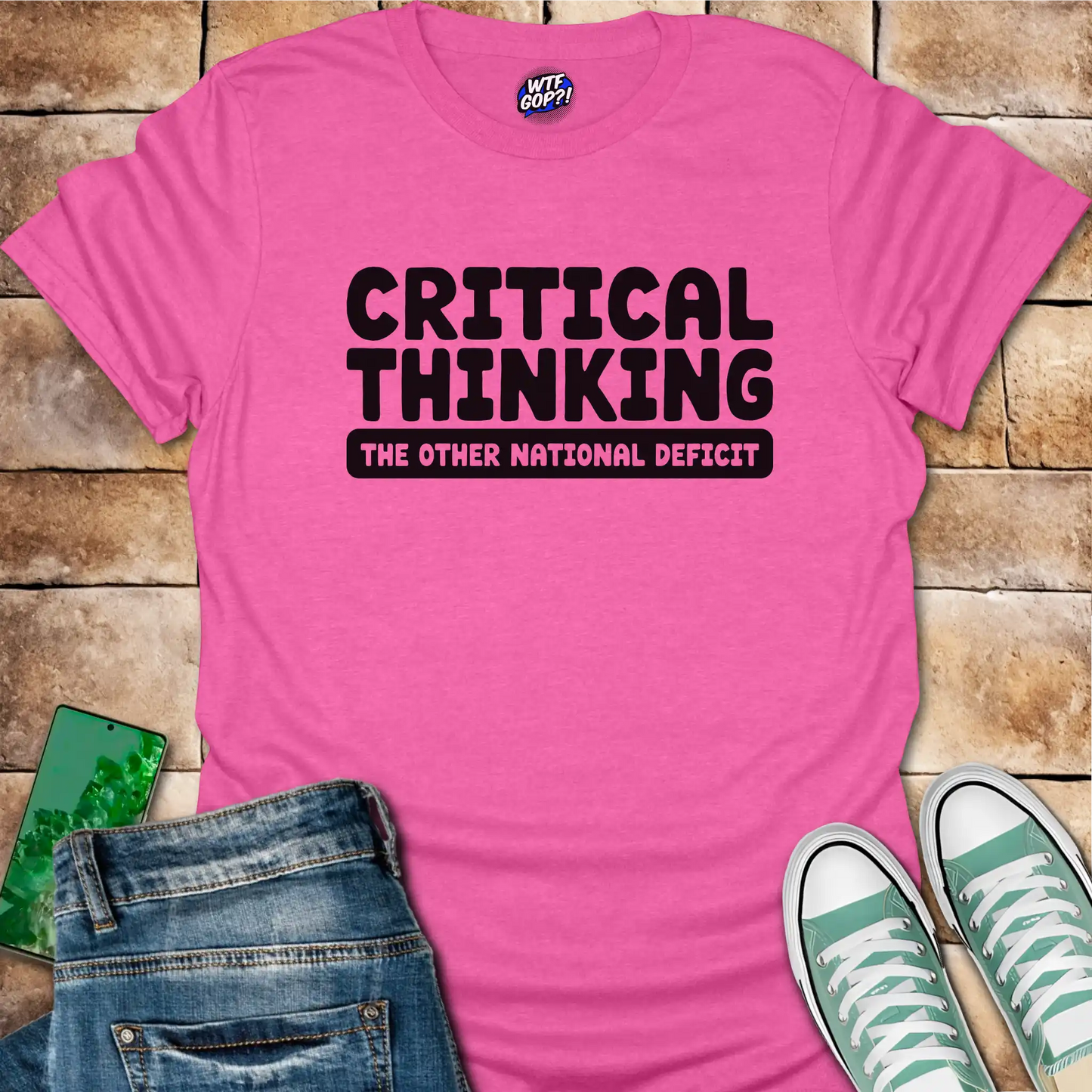 Critical Thinking Anti Trump T-Shirt - Smart Protest Tee