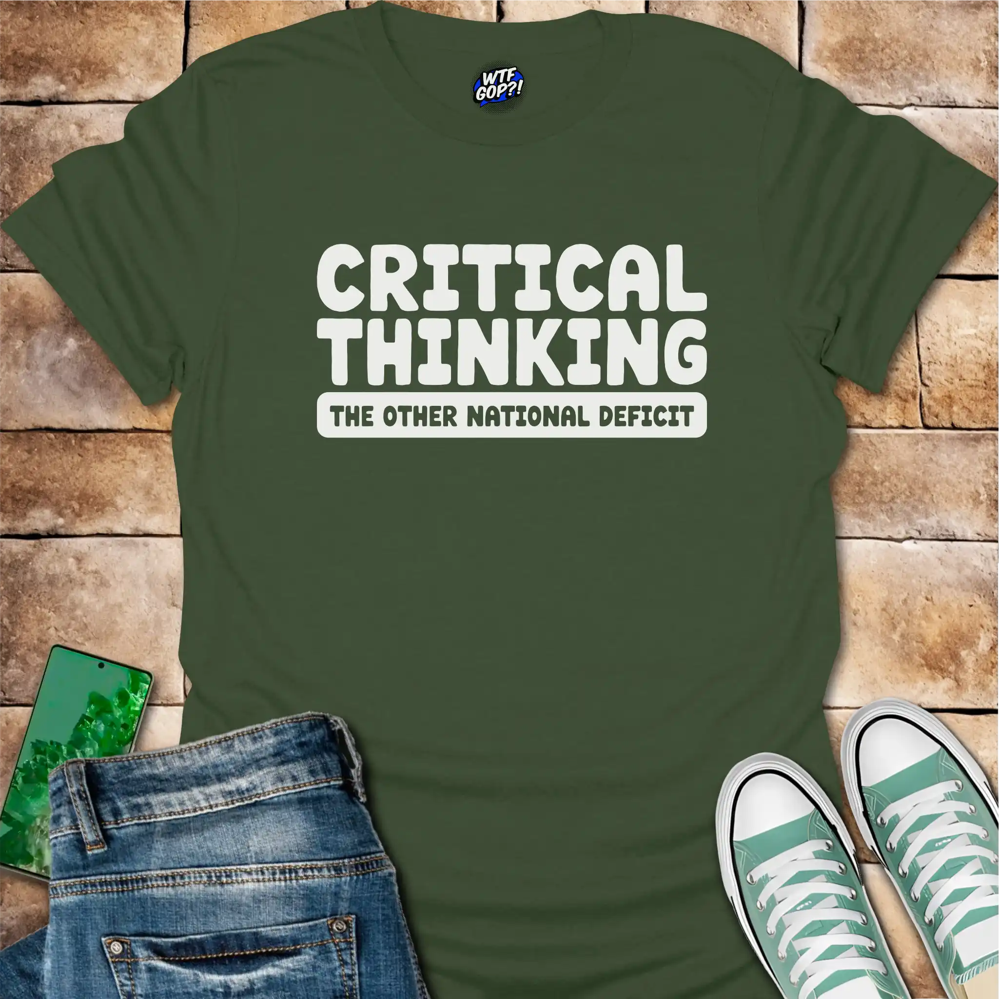 Critical Thinking The Other National Deficit T-Shirt