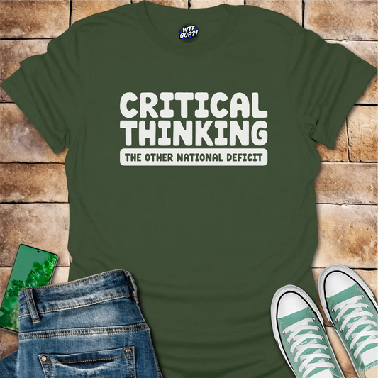 Critical Thinking Anti Trump T-Shirt - Smart Protest Tee