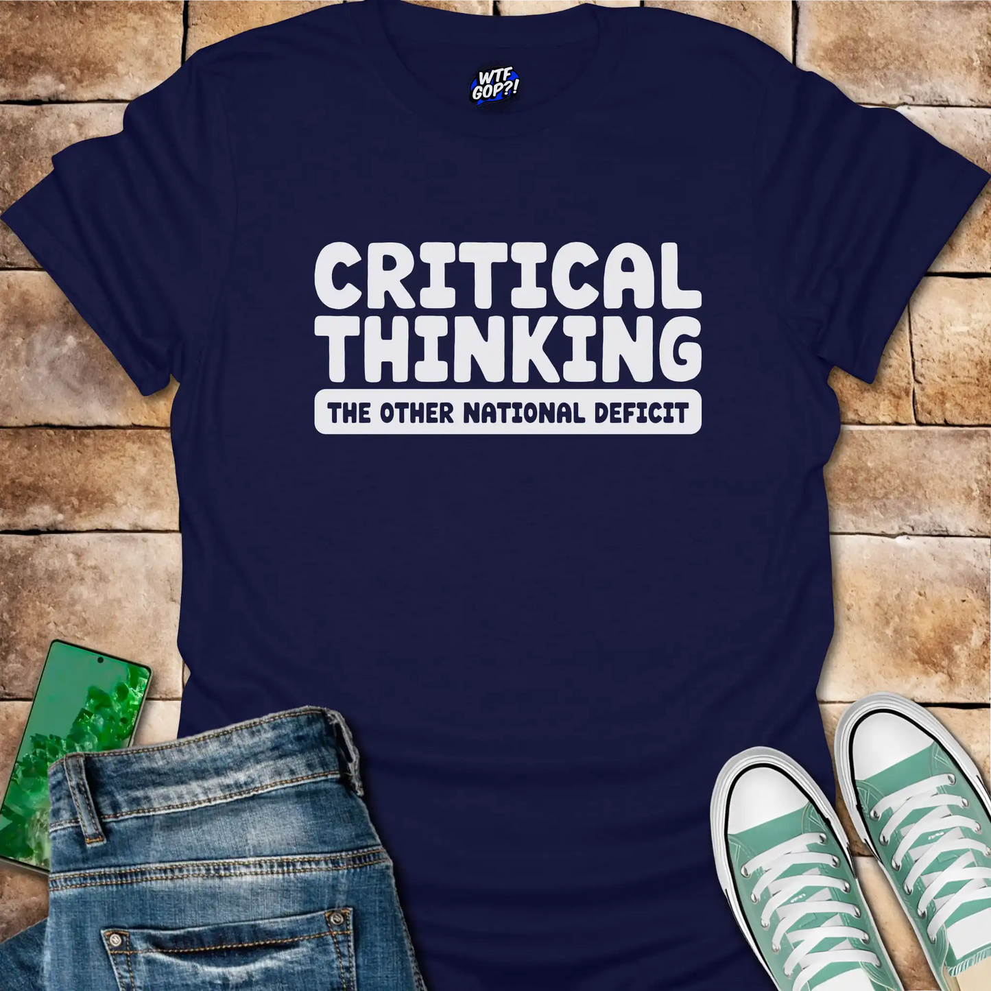 Critical Thinking Anti Trump T-Shirt - Smart Protest Tee