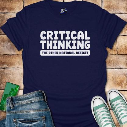 Critical Thinking Anti Trump T-Shirt - Smart Protest Tee