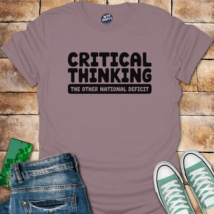 Critical Thinking Anti Trump T-Shirt - Smart Protest Tee