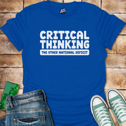 Critical Thinking Anti Trump T-Shirt - Smart Protest Tee