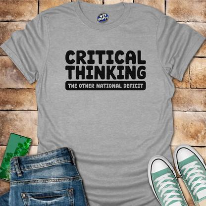 Critical Thinking Anti Trump T-Shirt - Smart Protest Tee