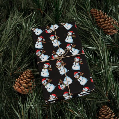 Subtle F*ck Trump Snowman Christmas Wrapping Paper