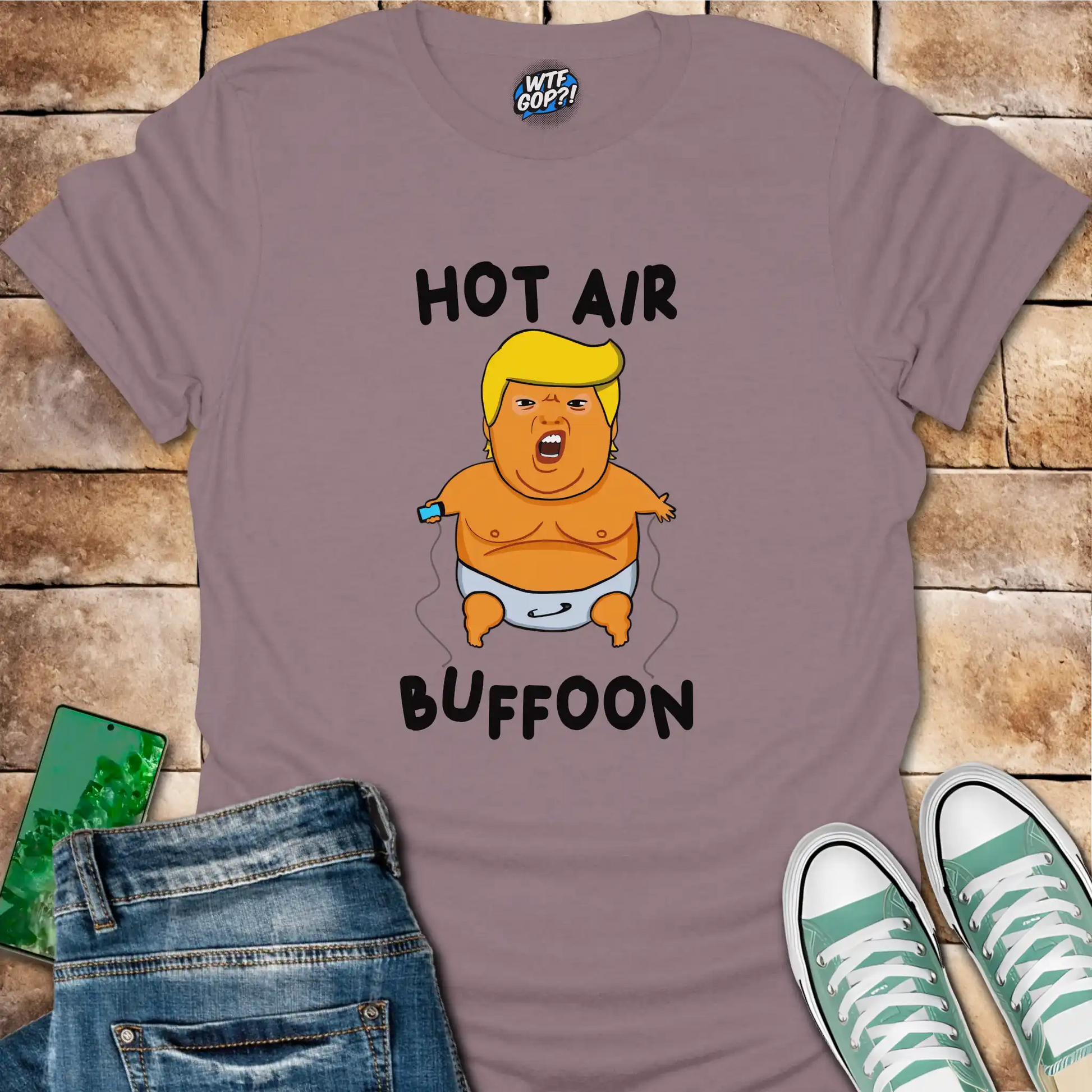 Paragon Baby Balloon t-shirt with hot air buffoon graphic