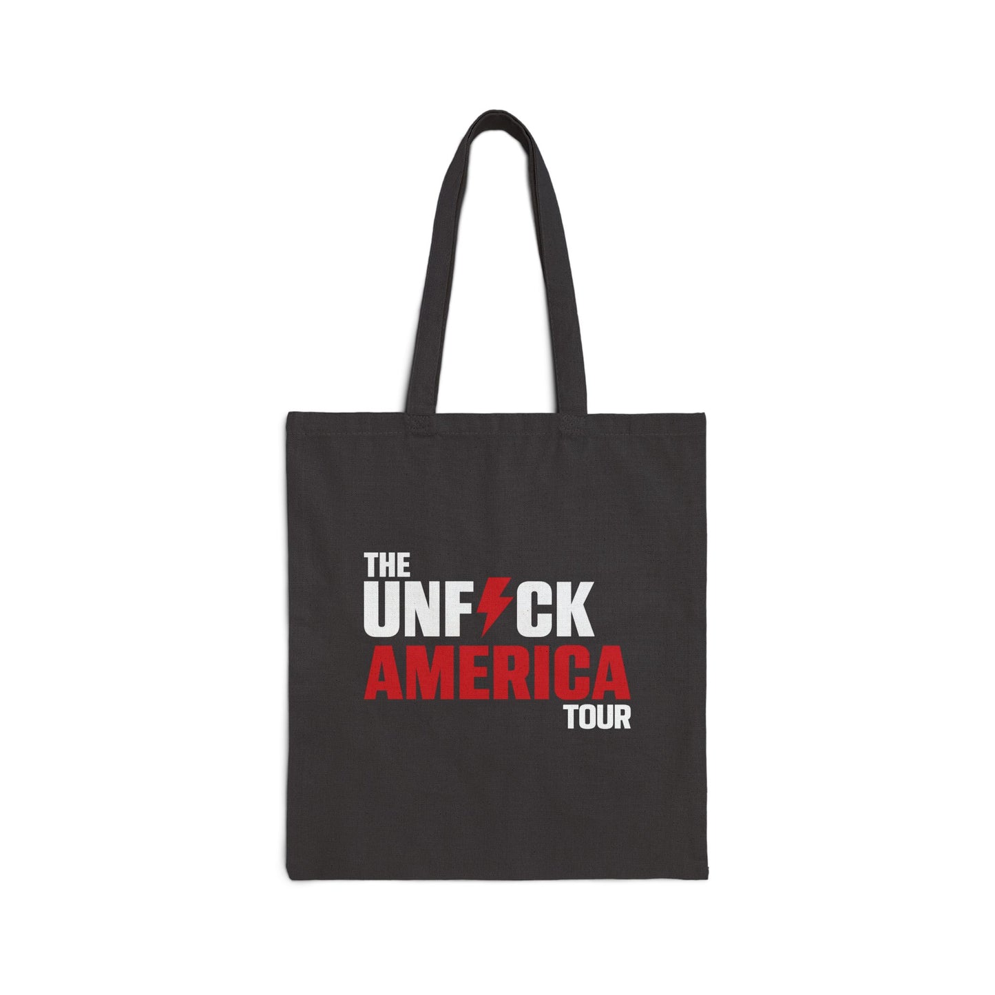 Unfuck America Tour Tote Bag - Progressive Activism Canvas Carrier