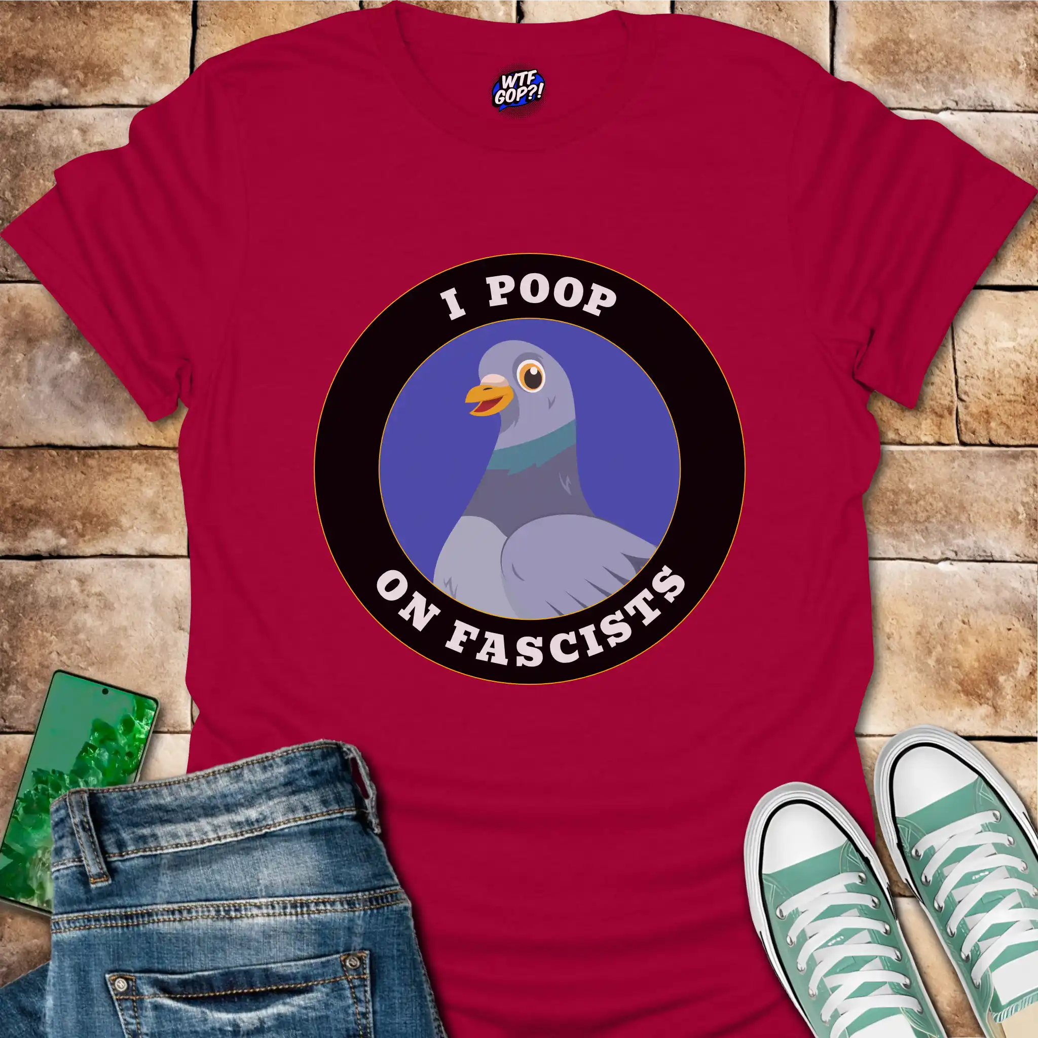 I Poop On Fascists T-Shirt