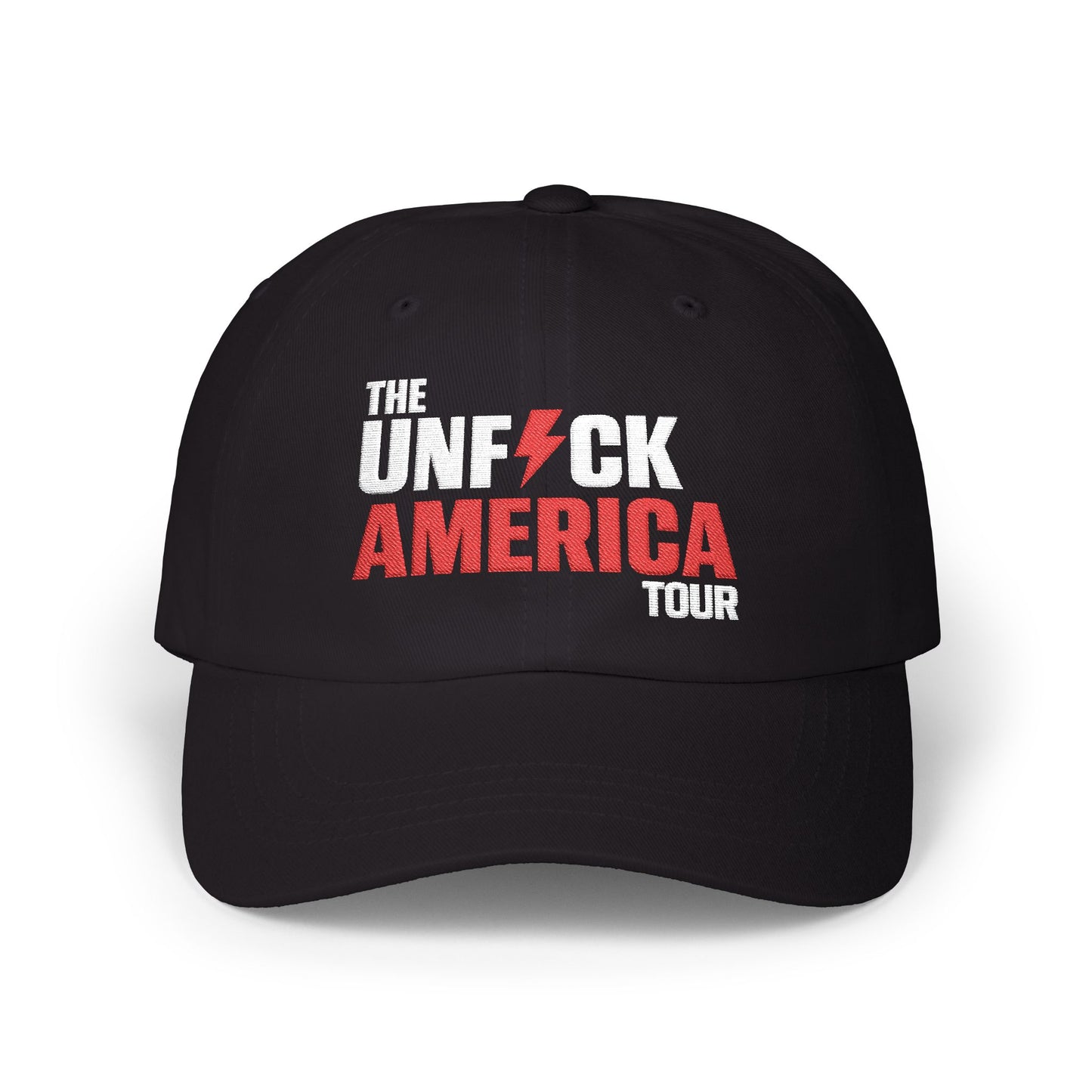 Unfuck America Tour Hat | Embroidered Dad Cap | Activist Hat