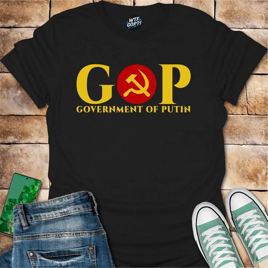 GOP Putin Shirt: Expose Republican Ties to Russia with Political Humor Tee