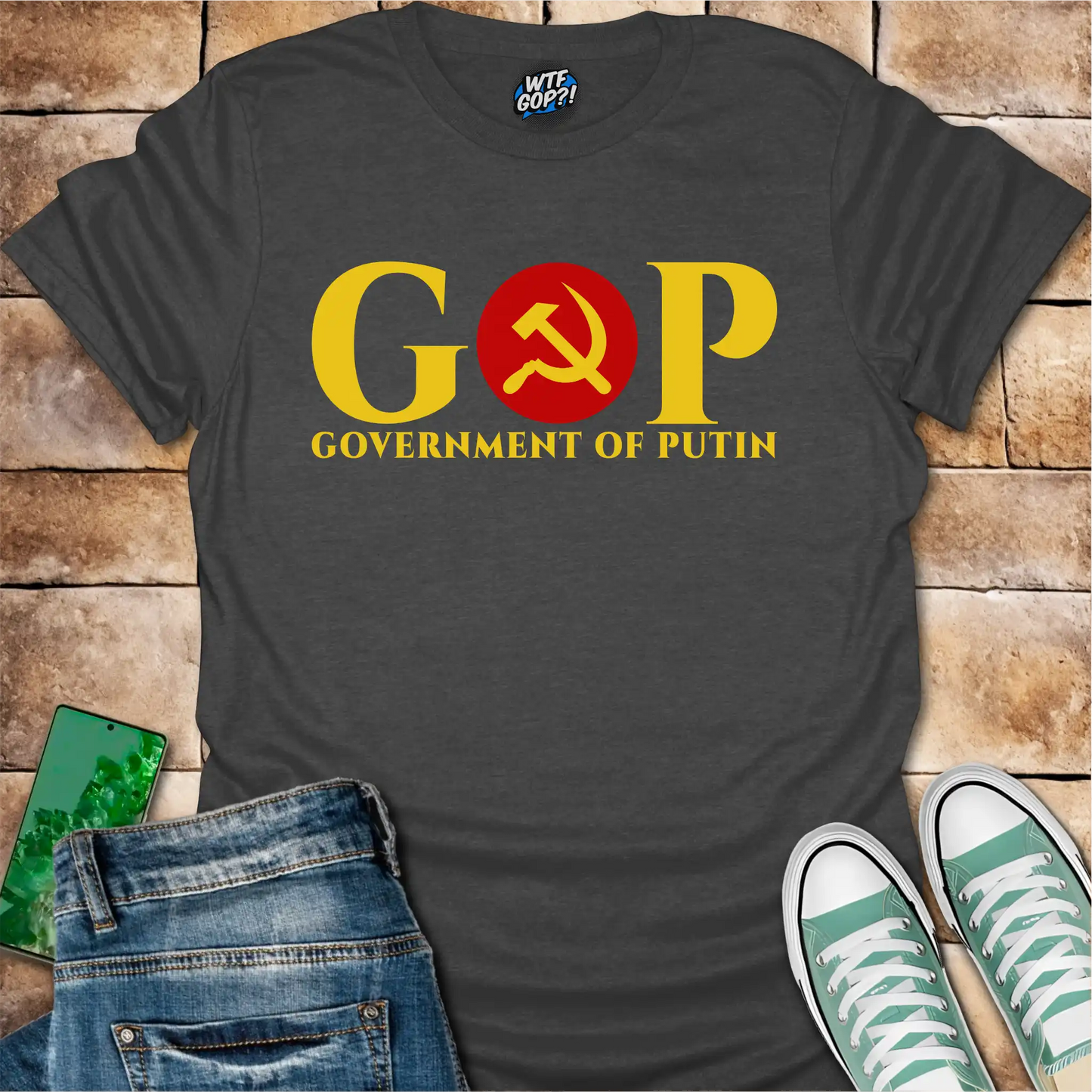 GOP Putin Shirt: Expose Republican Ties to Russia with Political Humor Tee