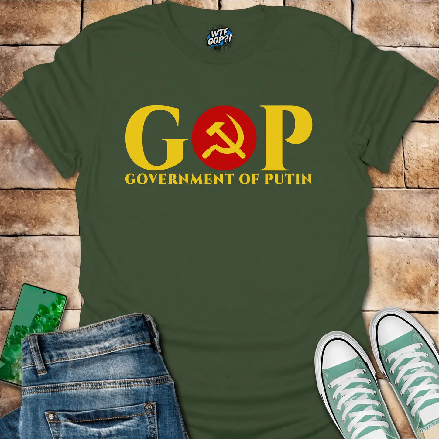 GOP Putin Shirt: Expose Republican Ties to Russia with Political Humor Tee