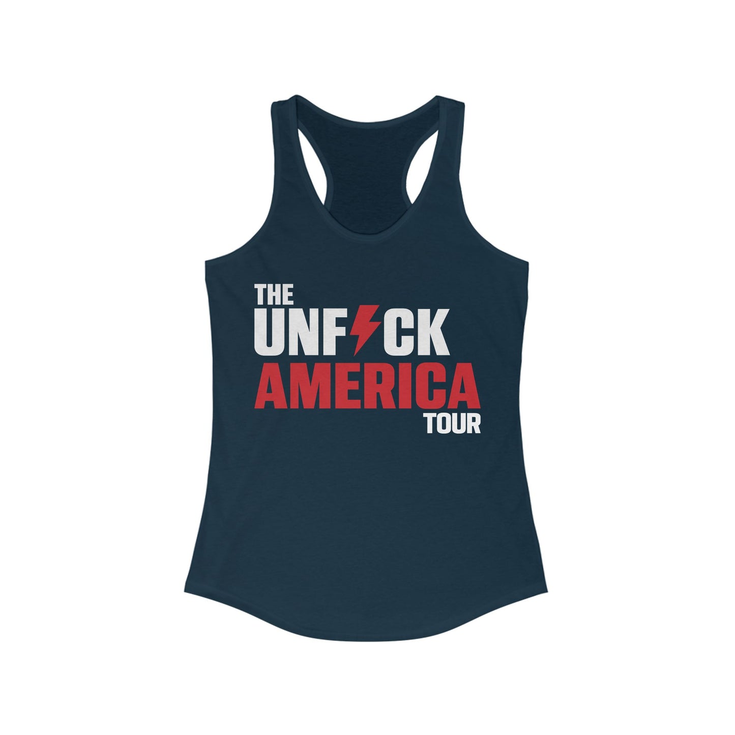 Unfuck America Tour Racerback Tank | Women's Political Tank Top