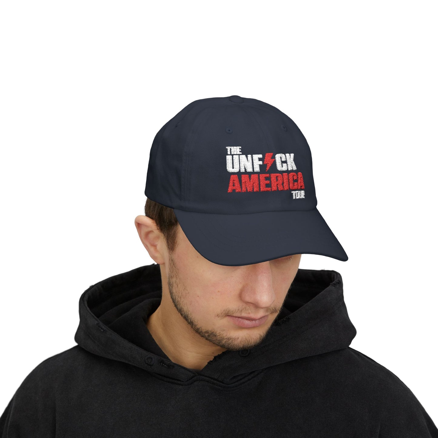 Unfuck America Tour Hat | Embroidered Dad Cap | Activist Hat