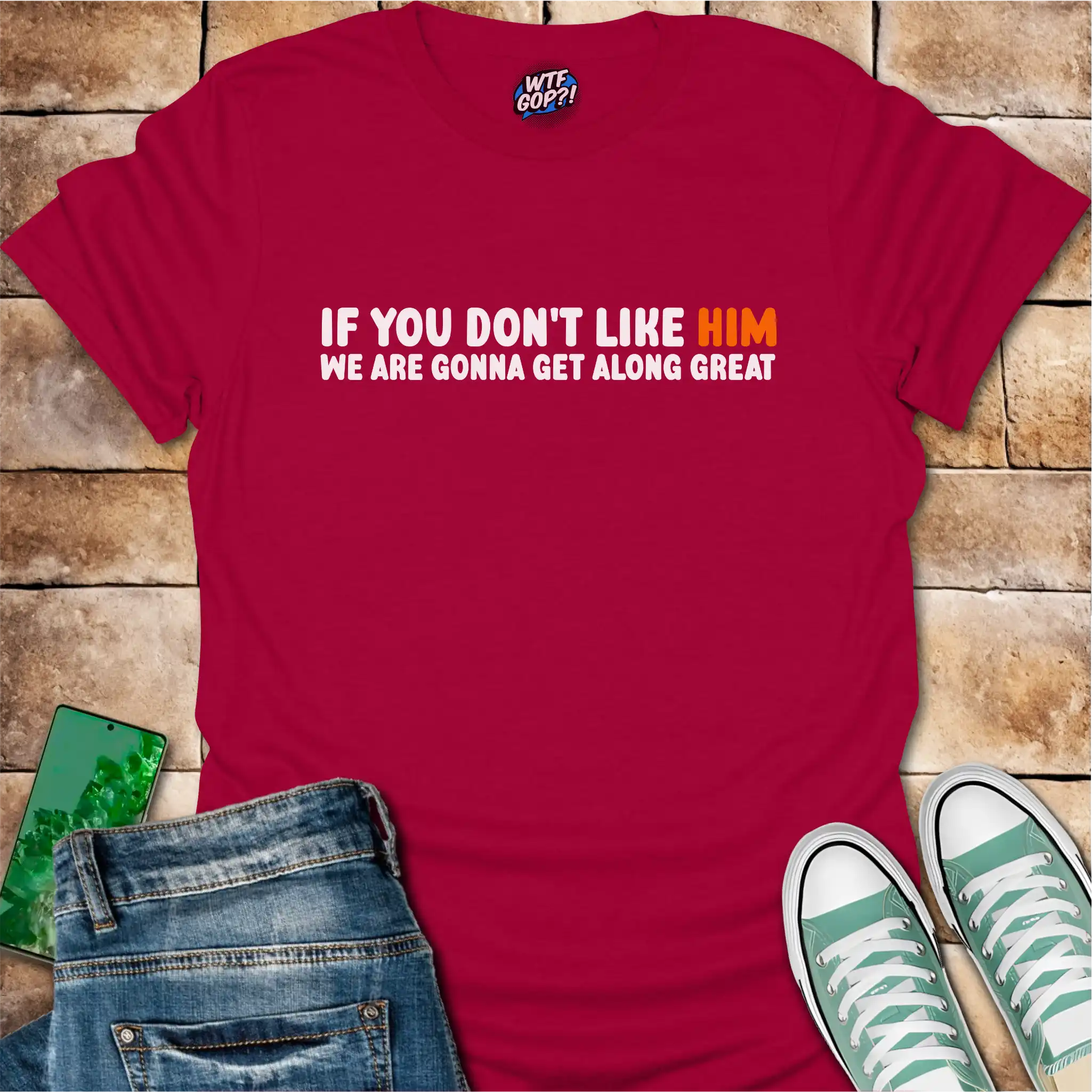 Anti-Trump Friendship Shirt | If You Don't Like Him We'll Get Along Great
