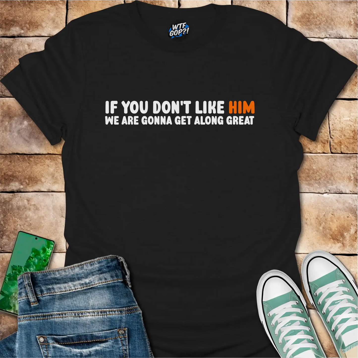 Anti-Trump Friendship Shirt | If You Don't Like Him We'll Get Along Great