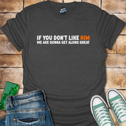 Anti-Trump Friendship Shirt | If You Don't Like Him We'll Get Along Great