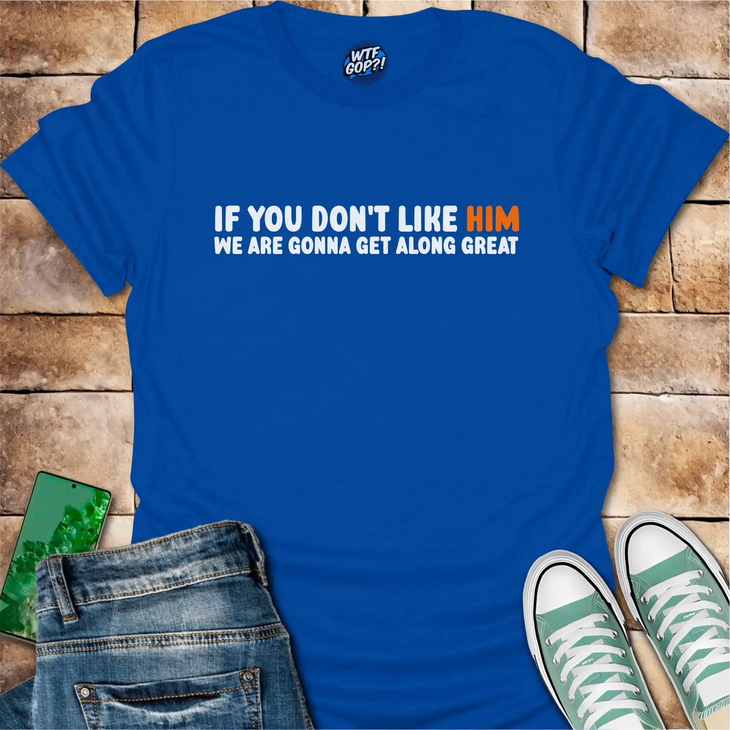Anti-Trump Friendship Shirt | If You Don't Like Him We'll Get Along Great