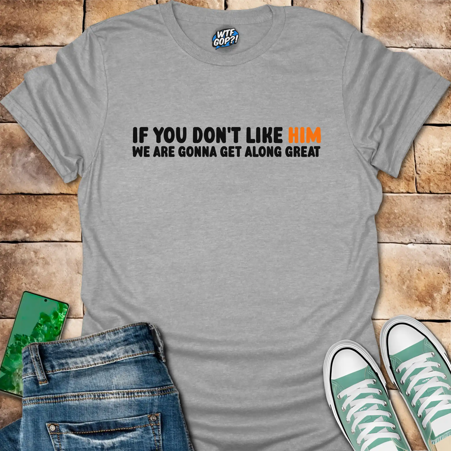 Anti-Trump Friendship Shirt | If You Don't Like Him We'll Get Along Great