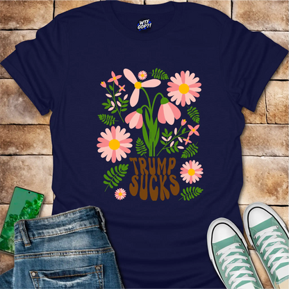 Trump Sucks Floral T-Shirt
