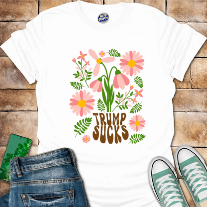 Trump Sucks Floral T-Shirt