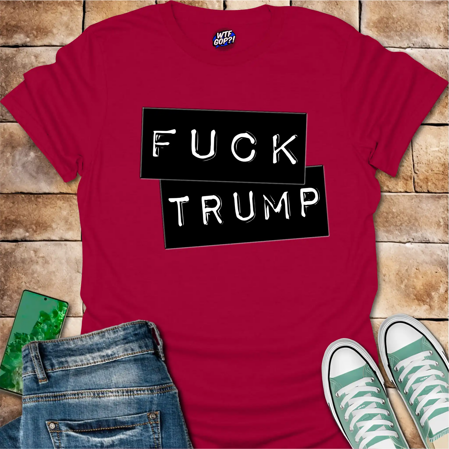 Fuck Trump Label Maker T-Shirt