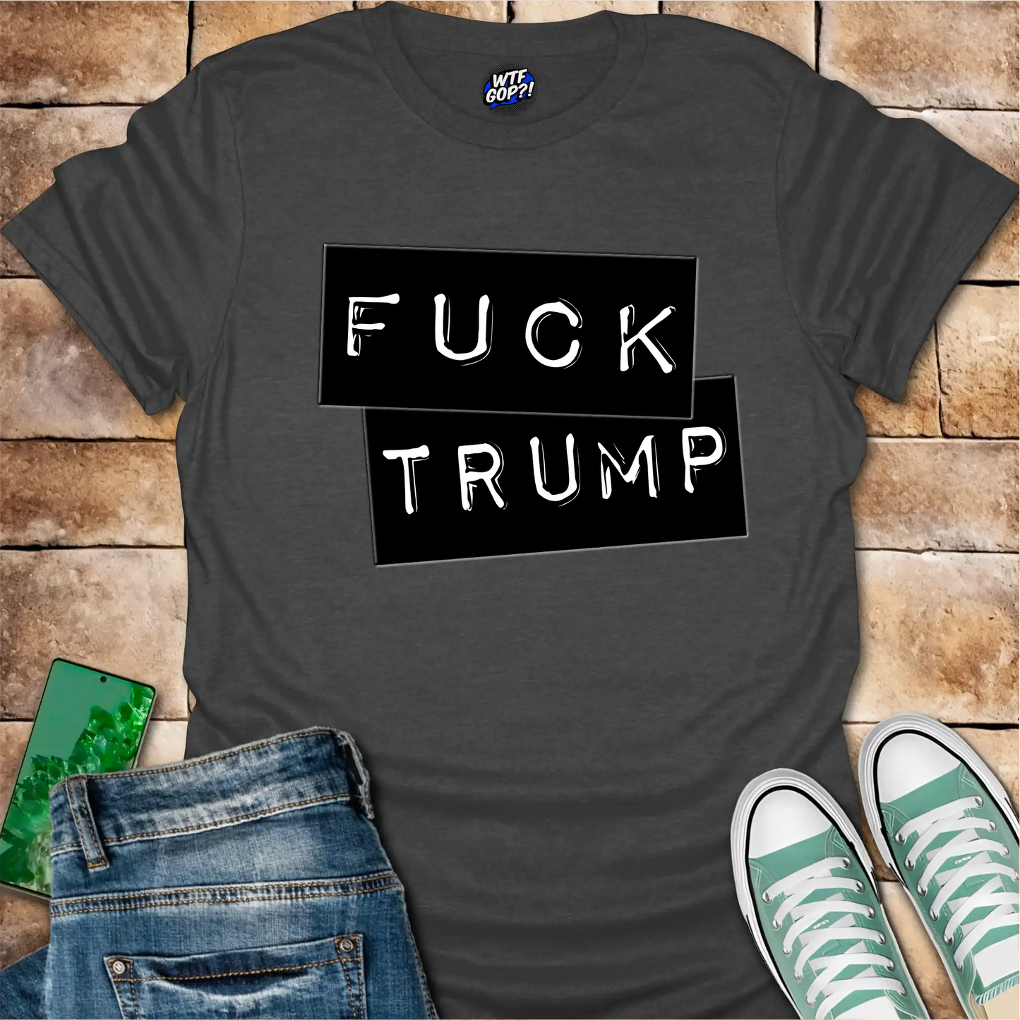 Fuck Trump Label Maker T-Shirt