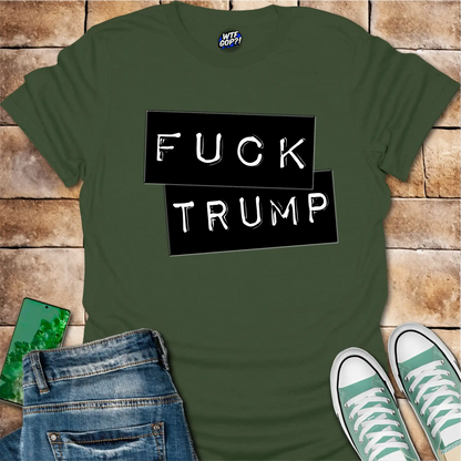 Fuck Trump Label Maker T-Shirt