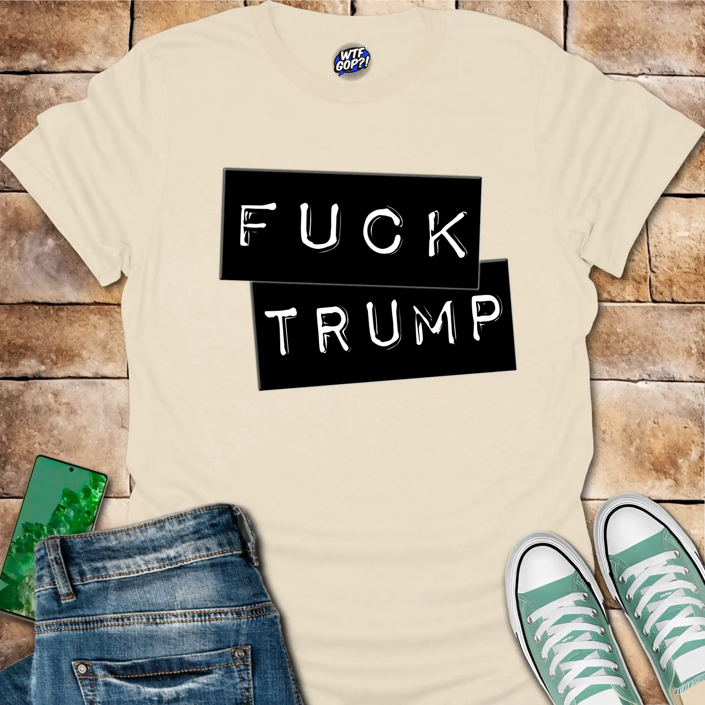 Fuck Trump Label Maker T-Shirt