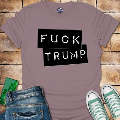 Fuck Trump Label Maker T-Shirt